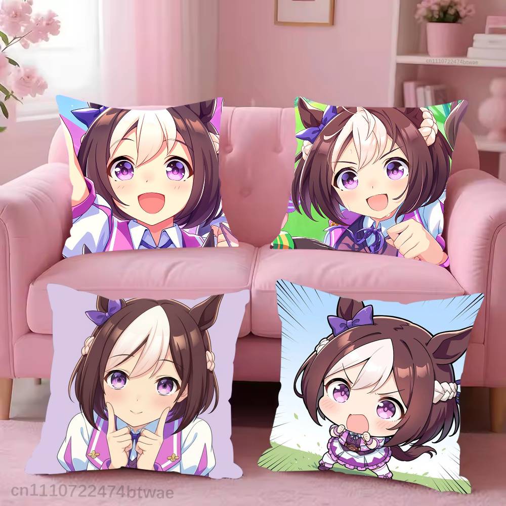Home Textiles Week - U-Umamusume スペシャルウィーク枕カバー かわいい面白い枕カバー 結婚式パーティー用 ホームデコレーション 快適な枕カバー
