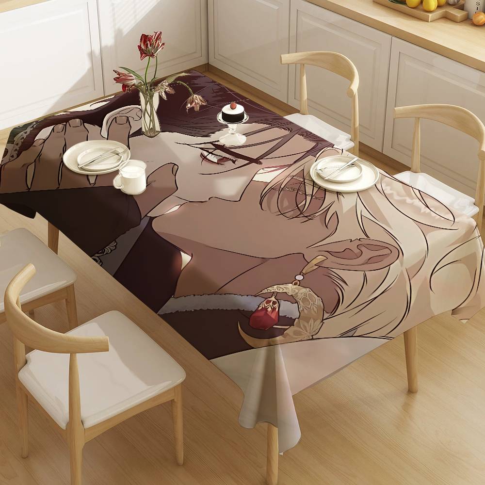 Home Textiles News - 明日のない兄弟たち bl アニメホームテーブルクロスダイニングデコレーションと長方形テーブルアクセサリー防水布