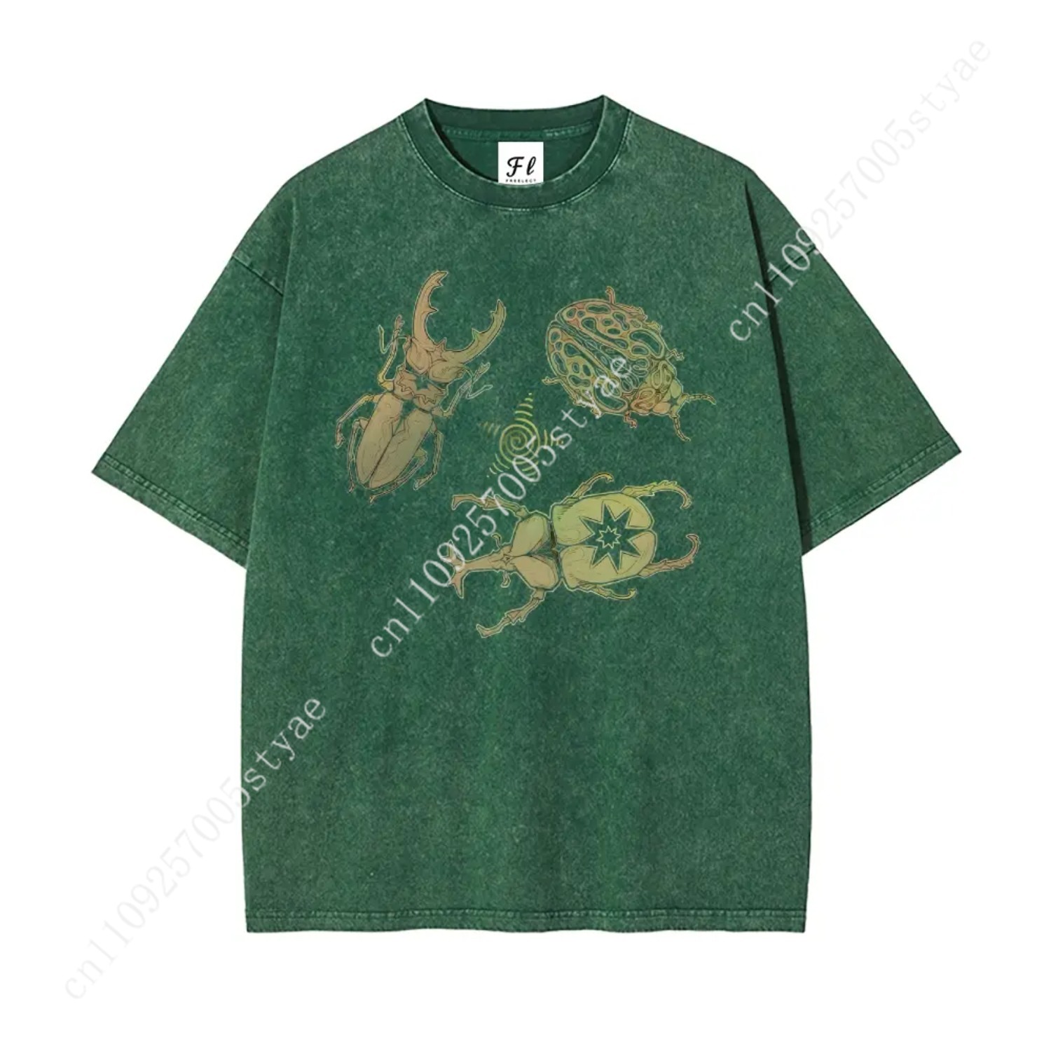 Quilt Cotton Summer - Allomyrina Dichotoma Insect Lover シャツ S~5XL