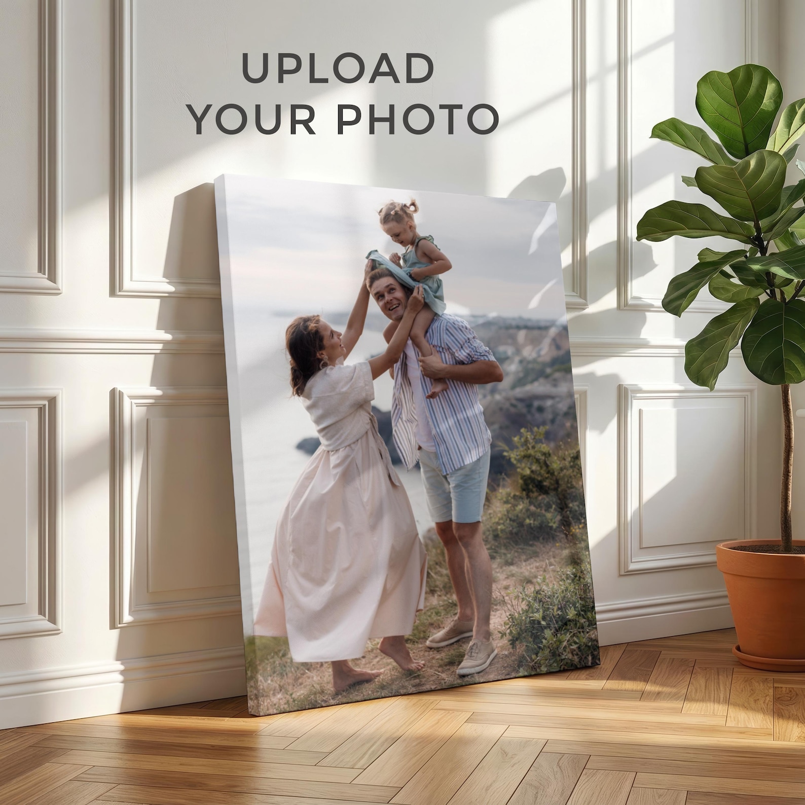 Home Textiles Today - パーソナライズされた写真キャンバス、カスタムファミリーウォールアート、大型写真キャンバス、結婚祝い、写真からキャンバスへのプリント、家の装飾ウォールアート