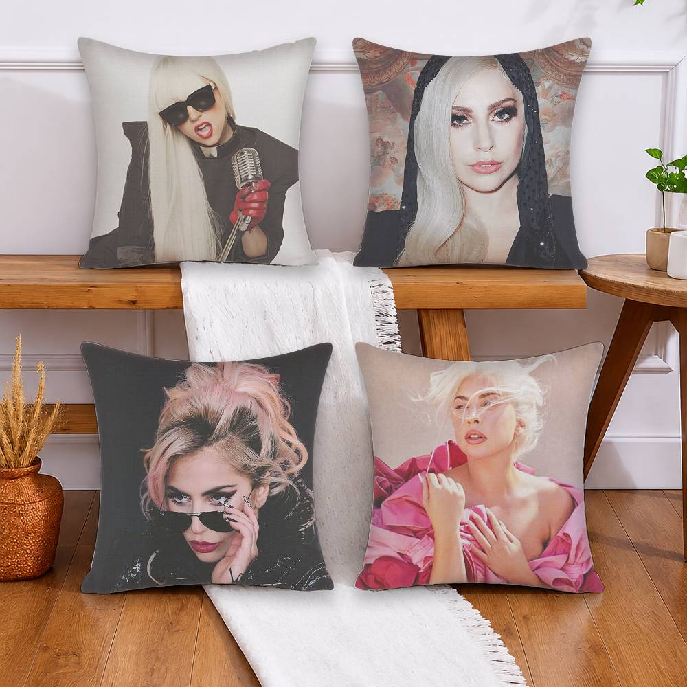 Home Textiles Là Gì - L-Lady G-Gaga 枕カバー ソファ リビングルーム ホームオフィス装飾用