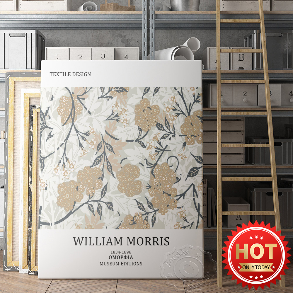 Home Textiles Exhibition - Willam morris展示巨大なポスター、テキスタイルデザインプリントアート、家の装飾絵画、ビクラシアンとアラバート美術館、v & a