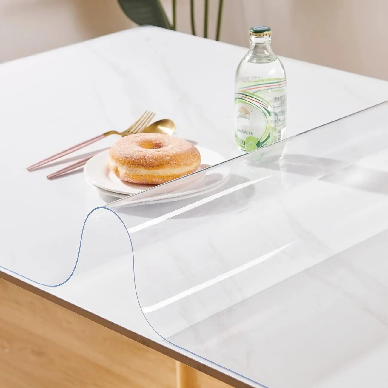 Home Textiles News - 透明なビニールテーブルクロス,長方形,プラスチック,ガラス,透明,ダイニングテーブルの保護