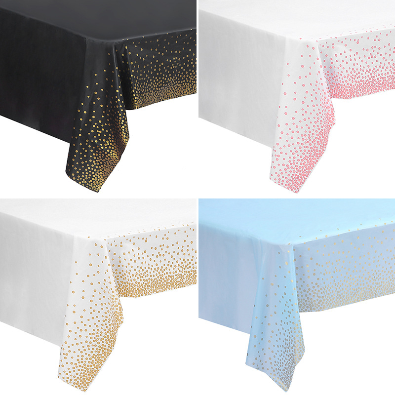 Home Textiles News - 自由に選べる25種類のスタイル 54インチ x 108インチ 使い捨て無地テーブルクロス 誕生日パーティー
