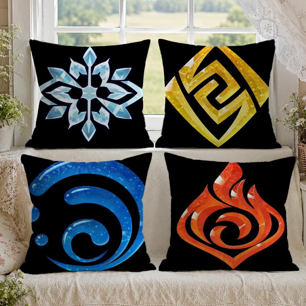 オリジナルゴッドエレメント枕カバー プレミアムリネンクッショ - Home Textiles Premium のレビューと価格