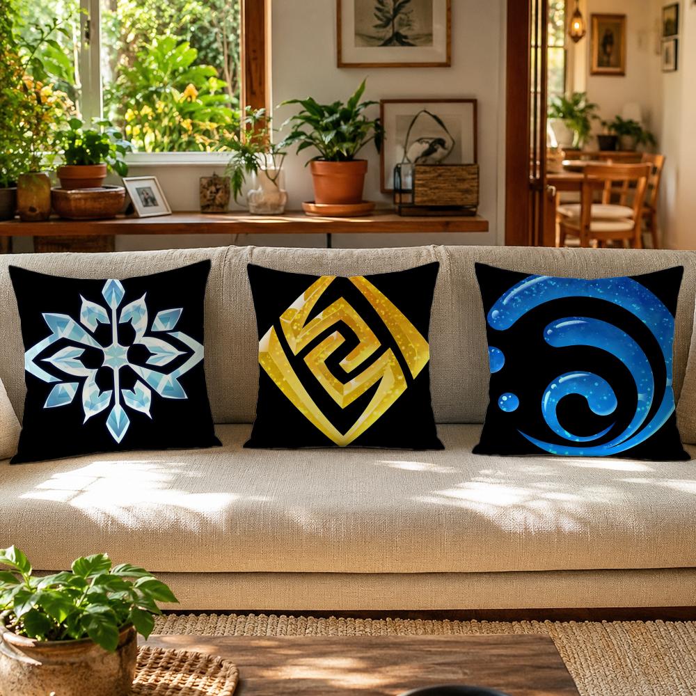 オリジナルゴッドエレメント枕カバー プレミアムリネンクッショ - Home Textiles Premium のレビューと価格