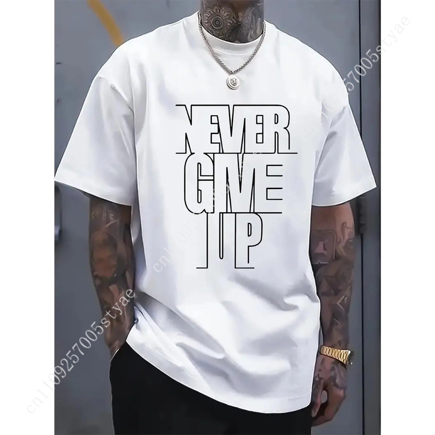 綿100% メンズカジュアルコットンTシャツ「Never G - Quilt Cotton Summer のレビューと価格