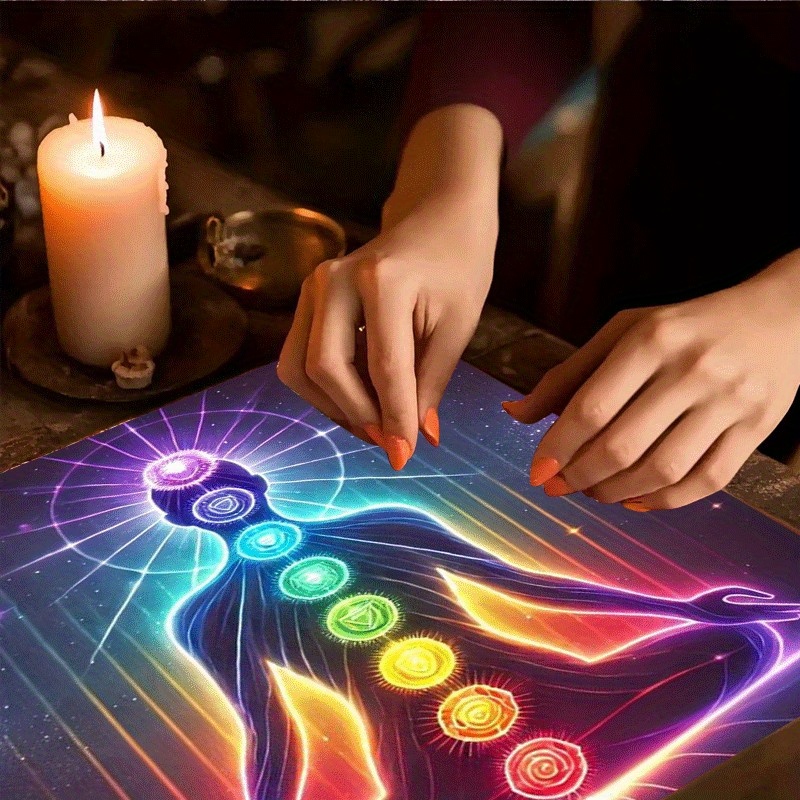 1pc チャクラエネルギー瞑想ジャーニータロットテーブルクロ - Home Textiles News のレビューと価格