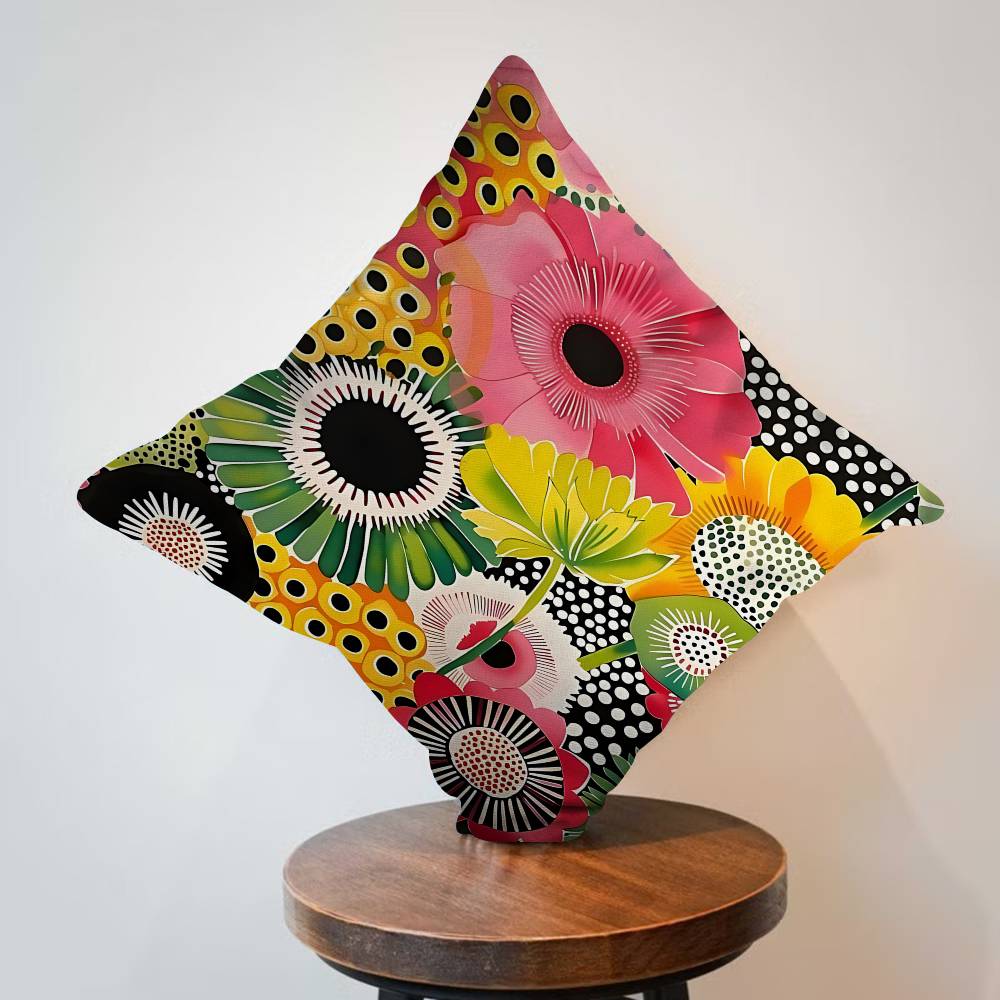 草間彌生アート展パンプキンフラワーピロークッションカバー枕カ - Home Textiles Exhibition のレビューと価格