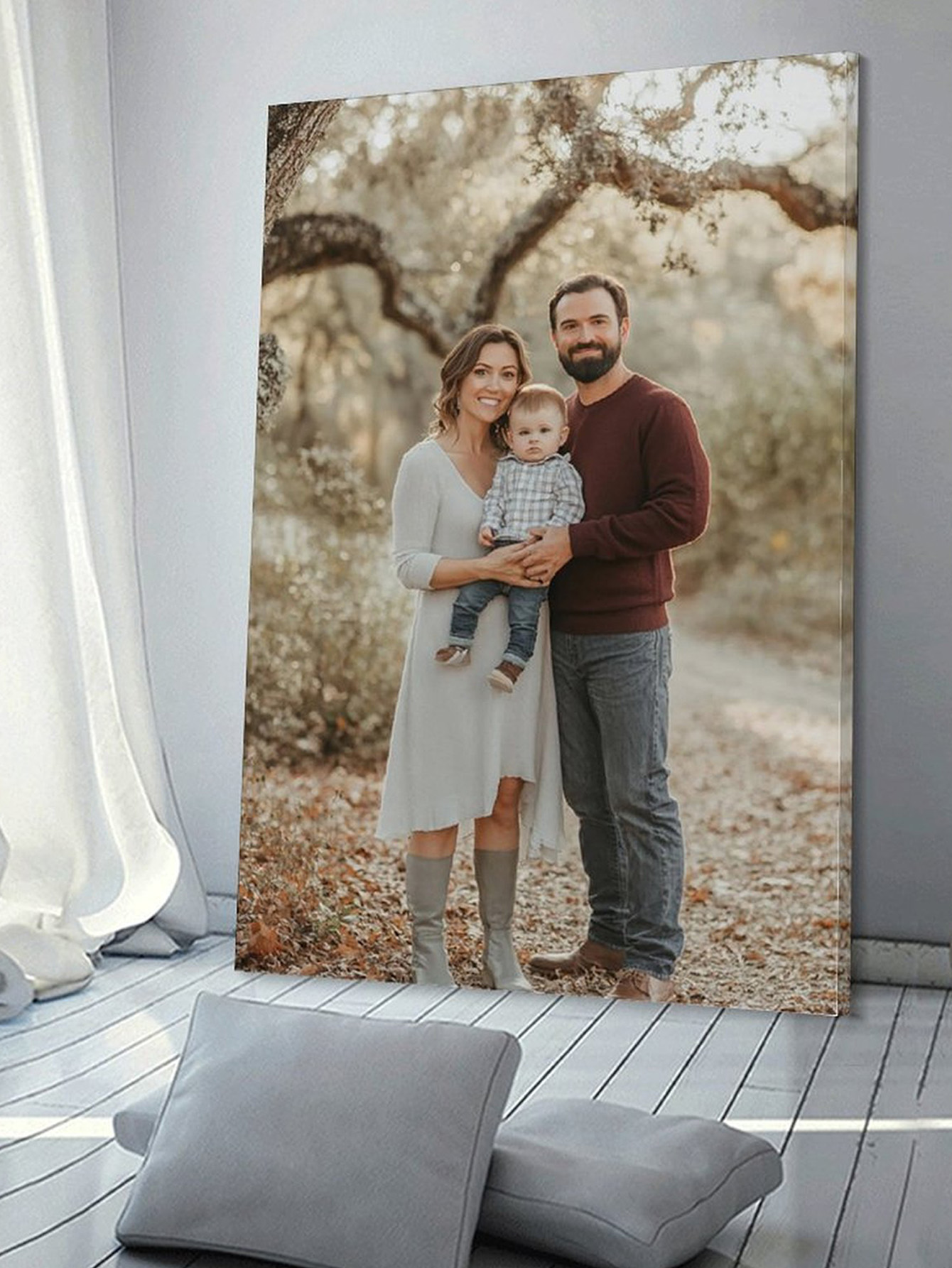 カスタマイズされたキャンバス（フレームレスの絵画のみ）写真や - Home Textiles Today のレビューと価格