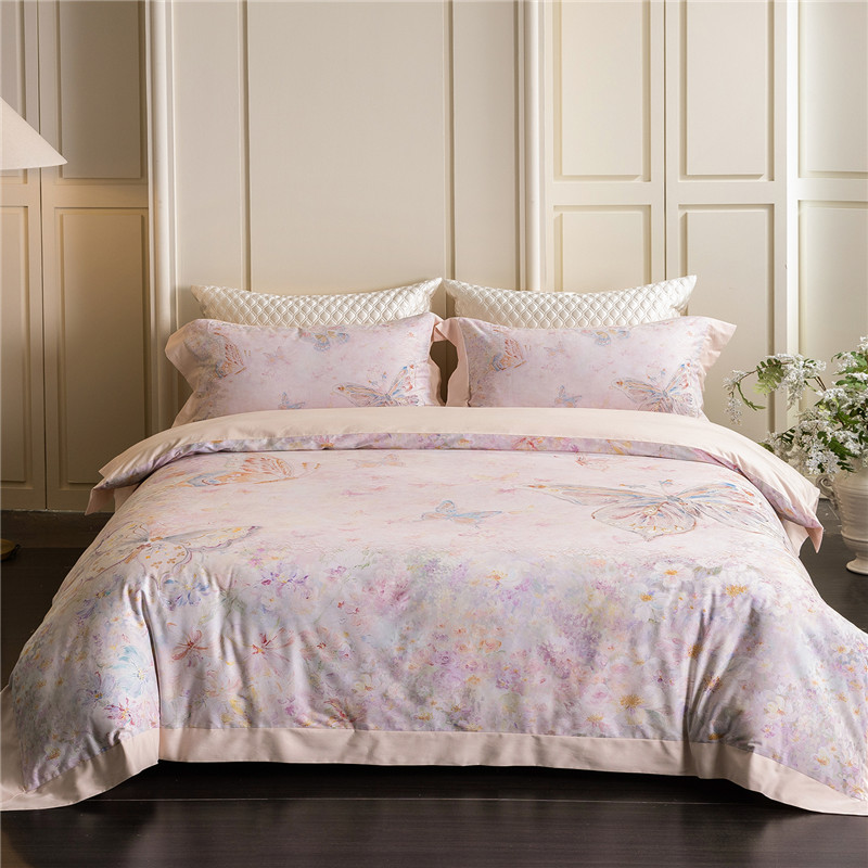デジタルプリントプレミアム1000TCエジプト綿高級寝具セッ - Home Textiles Premium のレビューと価格