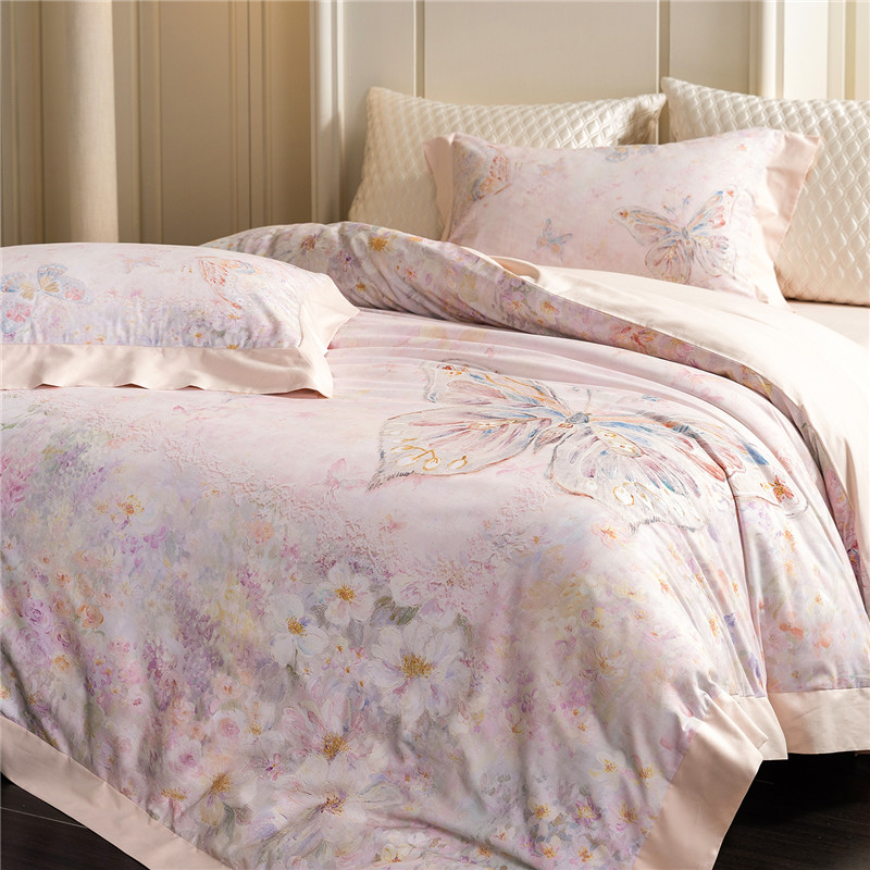 デジタルプリントプレミアム1000TCエジプト綿高級寝具セッ - Home Textiles Premium のレビューと価格