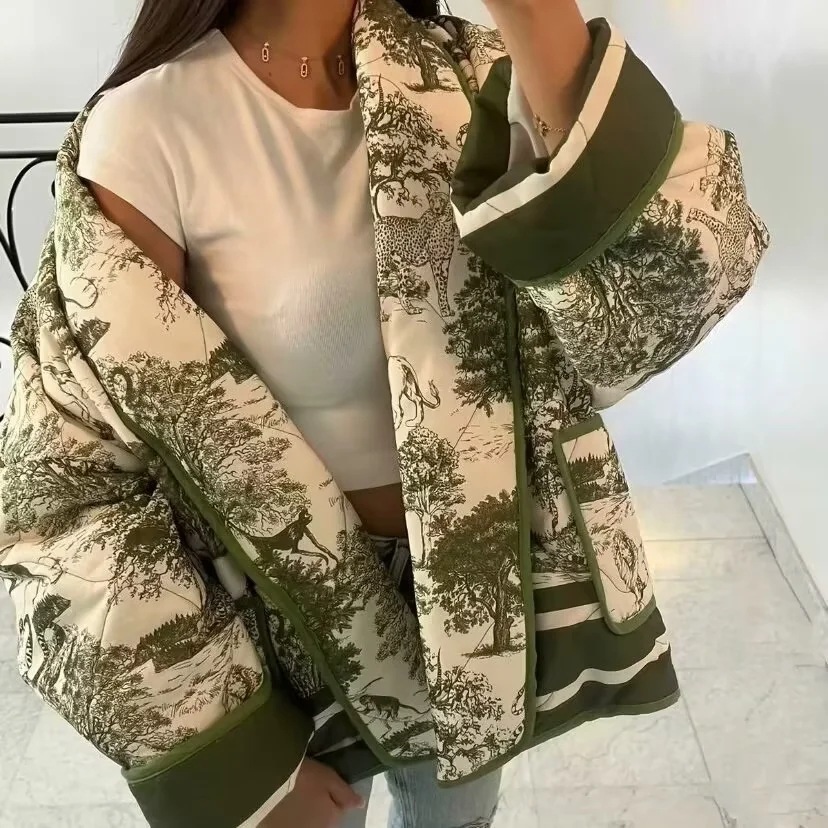女性のファッションコットンジャケット女性花柄キルティングジャ - Quilt Cotton Summer のレビューと価格