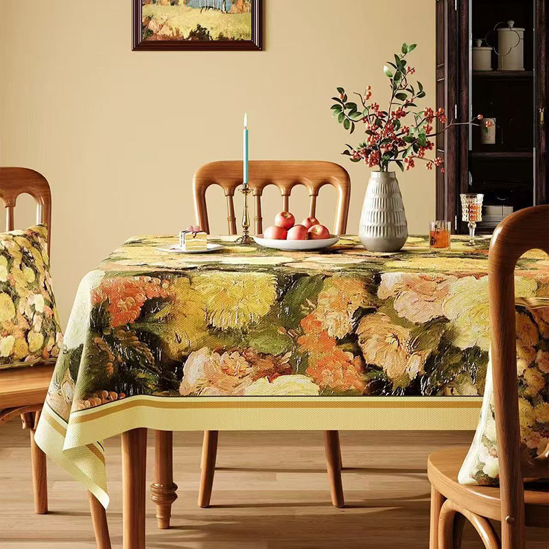 アメリカンパストラルPVC防水テーブルクロス高品質耐油性洗濯 - Home Textiles News のレビューと価格