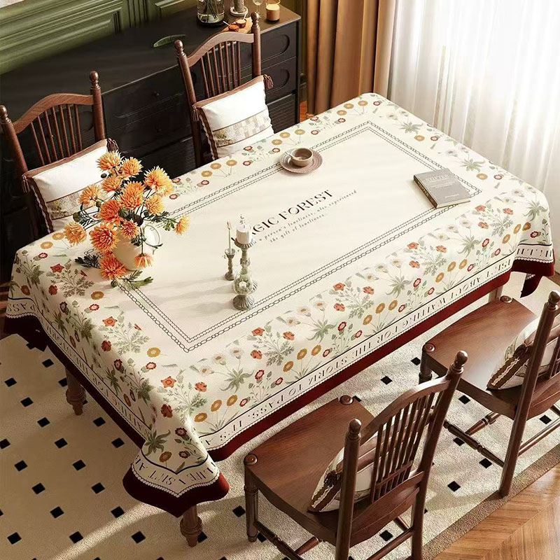 アメリカンパストラルPVC防水テーブルクロス高品質耐油性洗濯 - Home Textiles News のレビューと価格