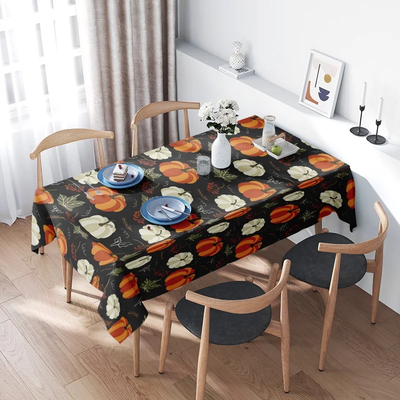 秋の花柄の装飾テーブルクロス、ダイニングルームの装飾に最適な - Home Textiles Premium のレビューと価格