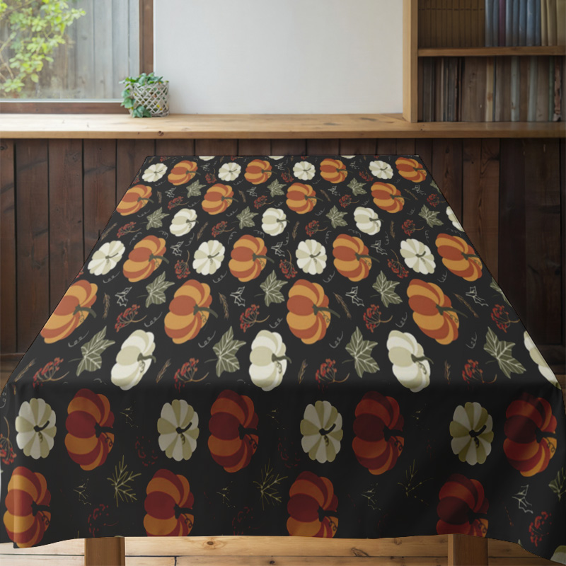 秋の花柄の装飾テーブルクロス、ダイニングルームの装飾に最適な - Home Textiles Premium のレビューと価格
