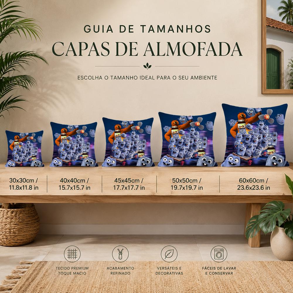 G-グリズリーとL-レミングス枕カバー プレミアムリネンクッ - Home Textiles Là Gì のレビューと価格