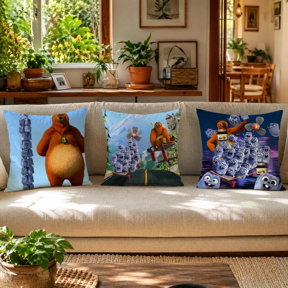 G-グリズリーとL-レミングス枕カバー プレミアムリネンクッ - Home Textiles Là Gì のレビューと価格