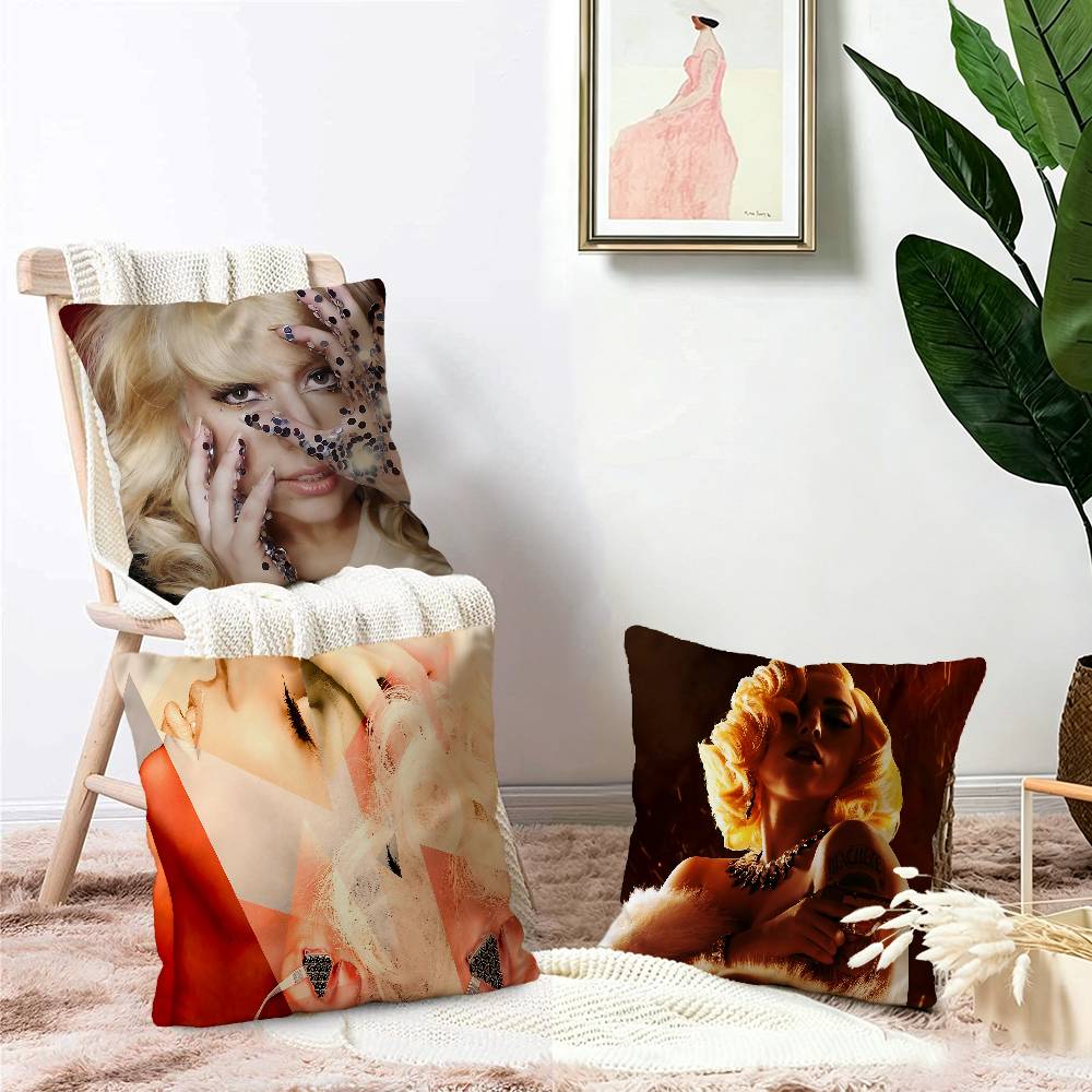 シンガー L-レディー G-ガガ クッションカバー ポリエス - Home Textiles Là Gì のレビューと価格