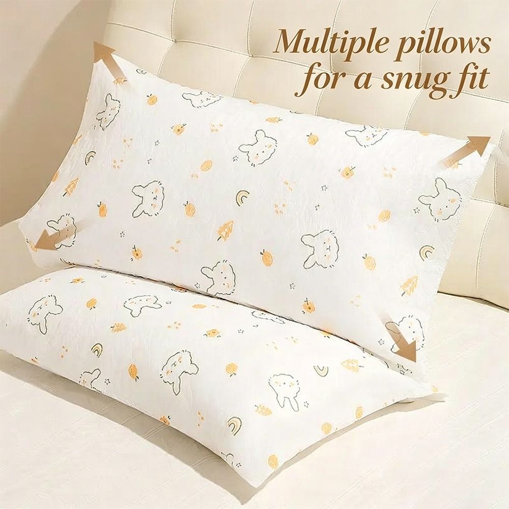 2 ピース/パックプレミアム厚みのある使い捨て枕カバー二層ソ - Home Textiles Premium のレビューと価格