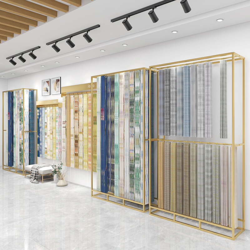 カーテンショップ大型展示ラック、高級展示ホール、展示用ホーム - Home Textiles Exhibition のレビューと価格