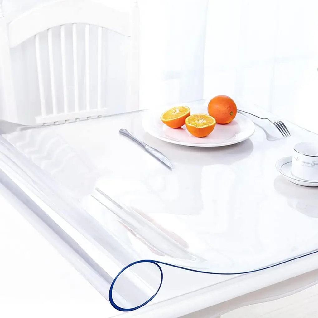 透明なビニールテーブルクロス,長方形,プラスチック,ガラス, - Home Textiles News のレビューと価格