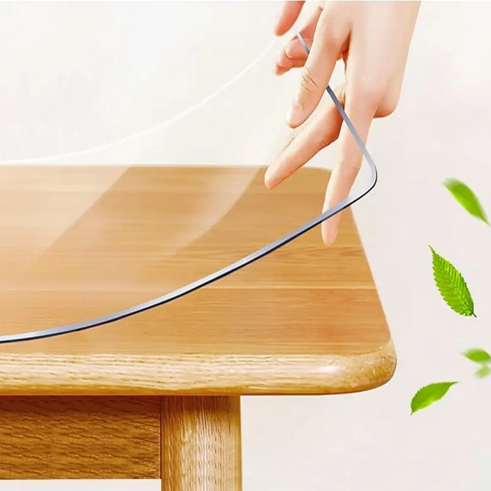 透明なビニールテーブルクロス,長方形,プラスチック,ガラス, - Home Textiles News のレビューと価格
