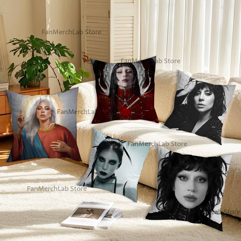L-Lady Singer G-GagaS プリント枕カバー - Home Textiles Là Gì のレビューと価格