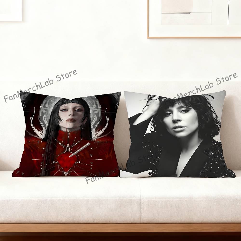 L-Lady Singer G-GagaS プリント枕カバー - Home Textiles Là Gì のレビューと価格